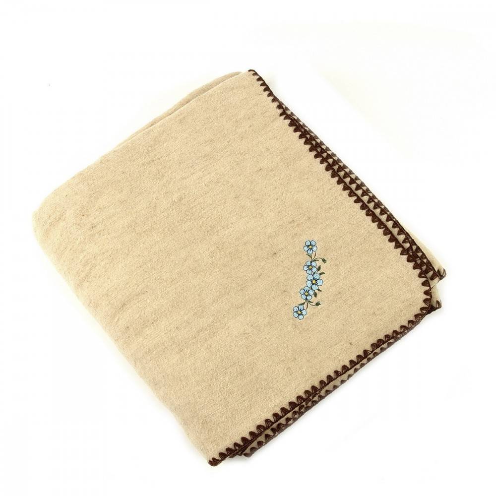 Одеяло Эко Жаккард 50%шерсть, 50%лен