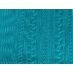 Плед вязаный Коса (лагуна)