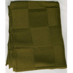 Плед вязаный Квадрат (хаки)