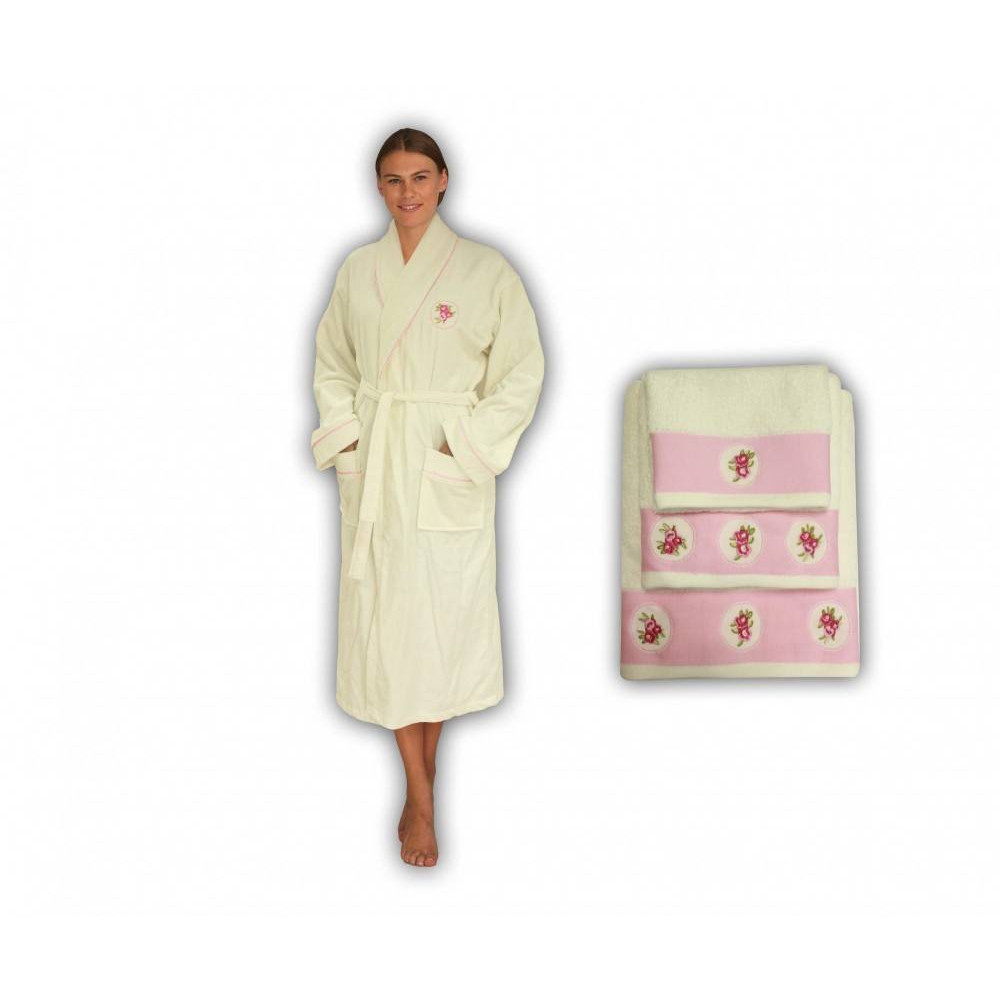 Полотенце банное ROSA Cream (кремовый)