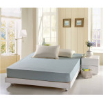 Простынь на резинке бамбук (BP-12) голубой