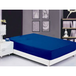 Простынь на резинке Софткоттон синяя (PRMF-2)