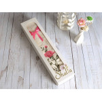 Shalla Emilla Ecru (молочный) Полотенце с вышивкой